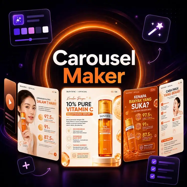 Tampilan Carousel Maker